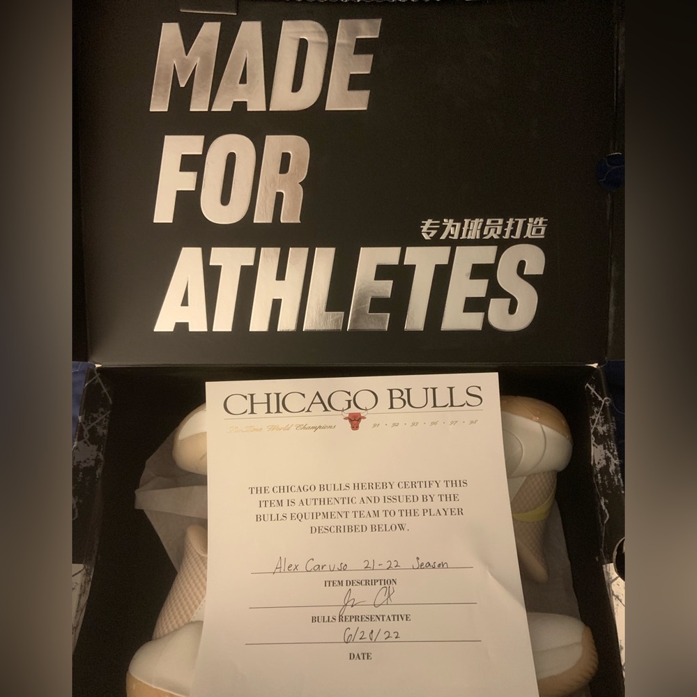 Alex Caruso Custom made basketball shoes by Anta. (Authenticated)